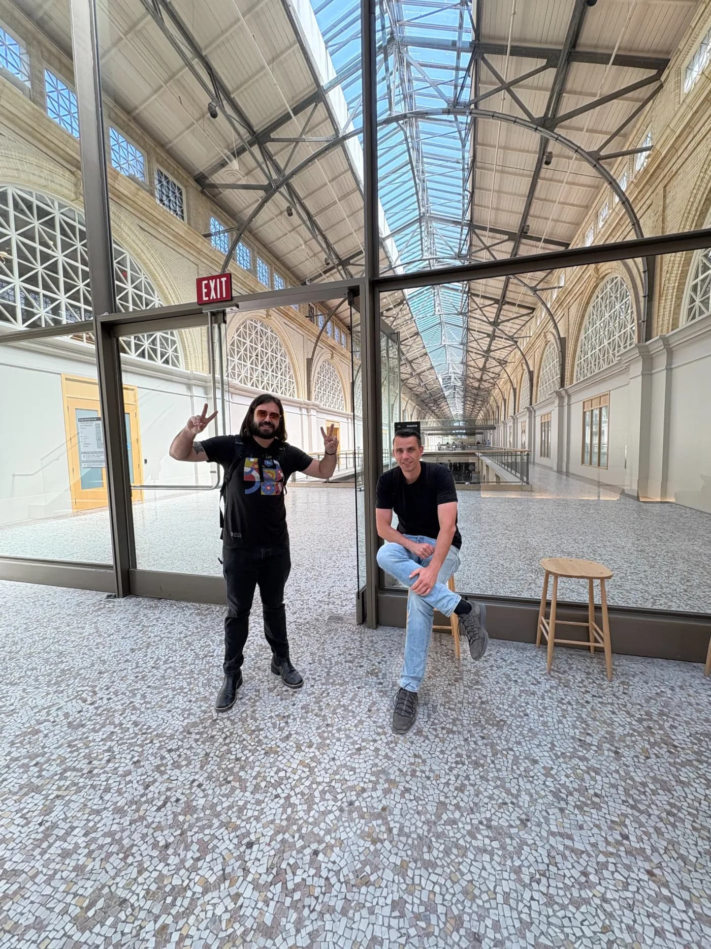 With Andre Slavik at Shack15